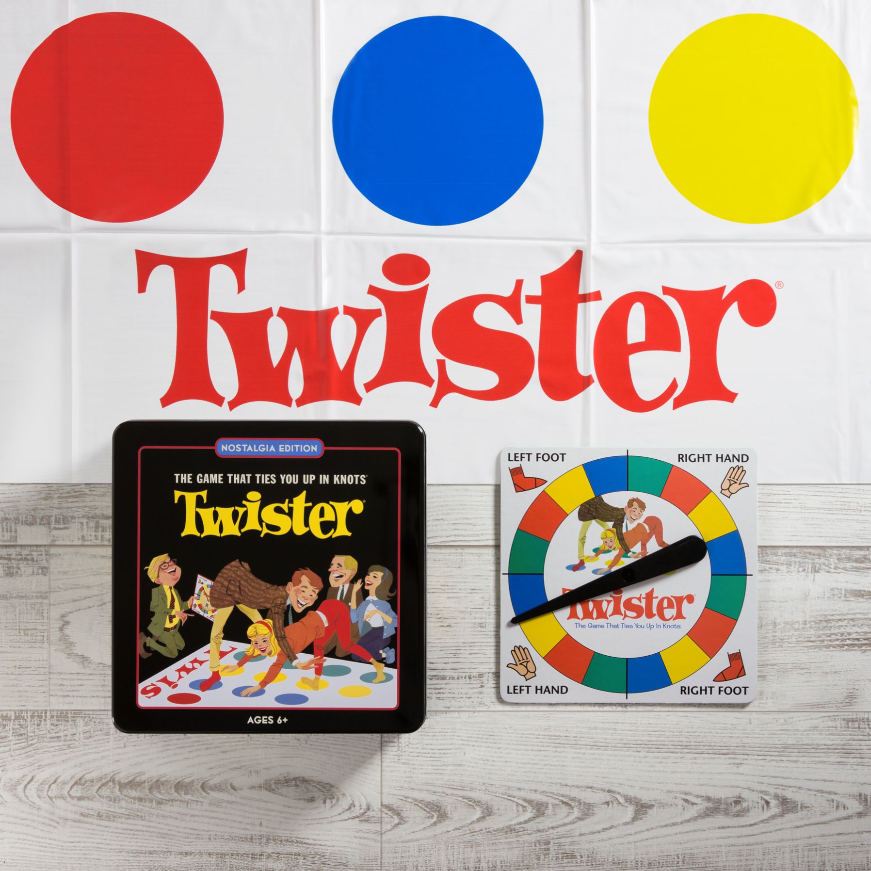 Twister Nostalgia Edition Tin, WS GAME COMPANY - RSVP Style