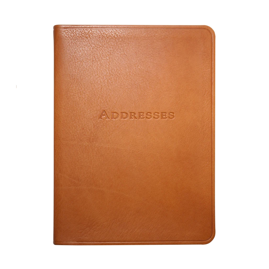 Leather Address Book, Graphic Image - RSVP Style
