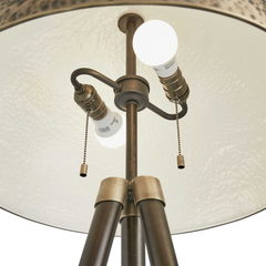 Hemi Floor Lamp, Uttermost - RSVP Style