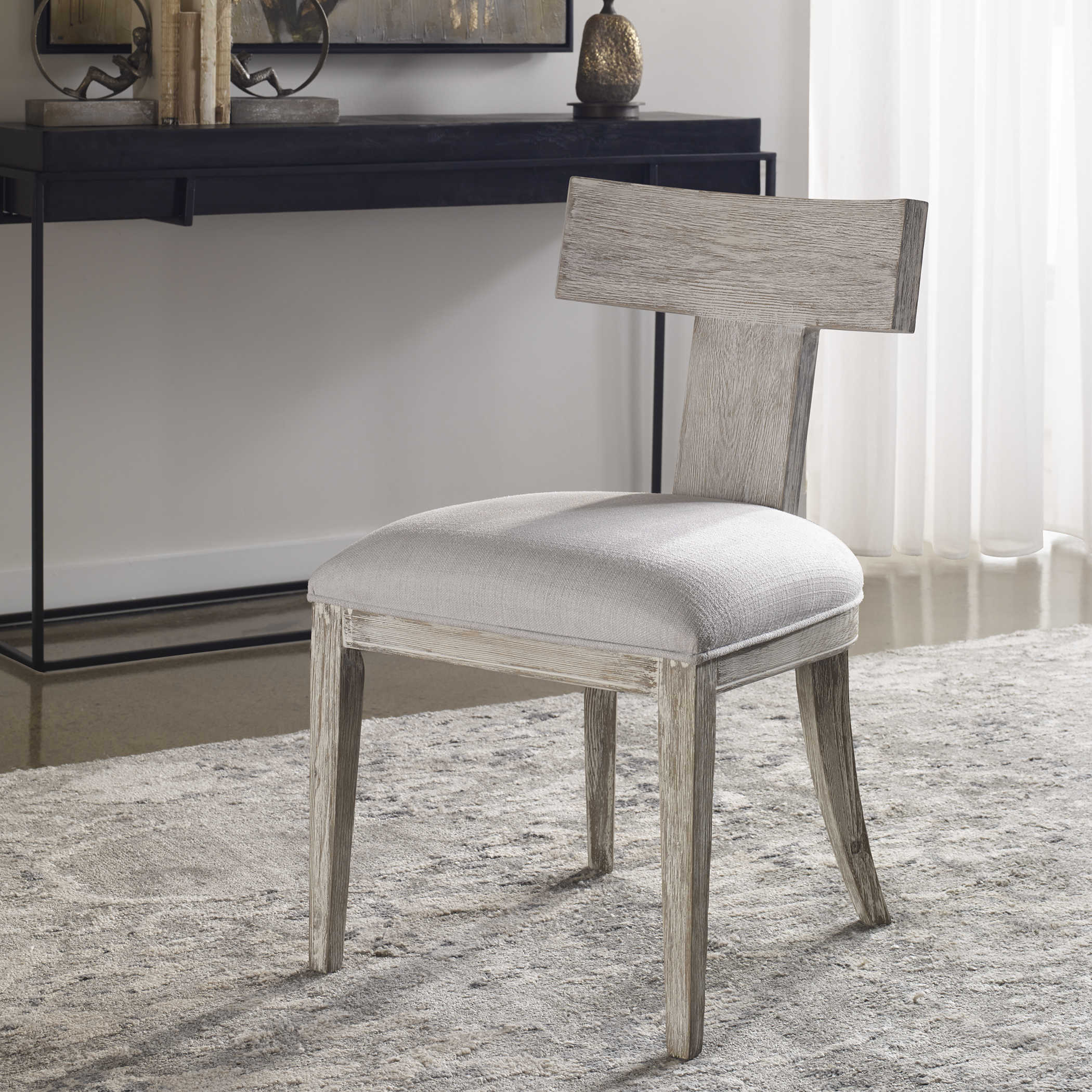 Idris Armless Chair, Uttermost - RSVP Style