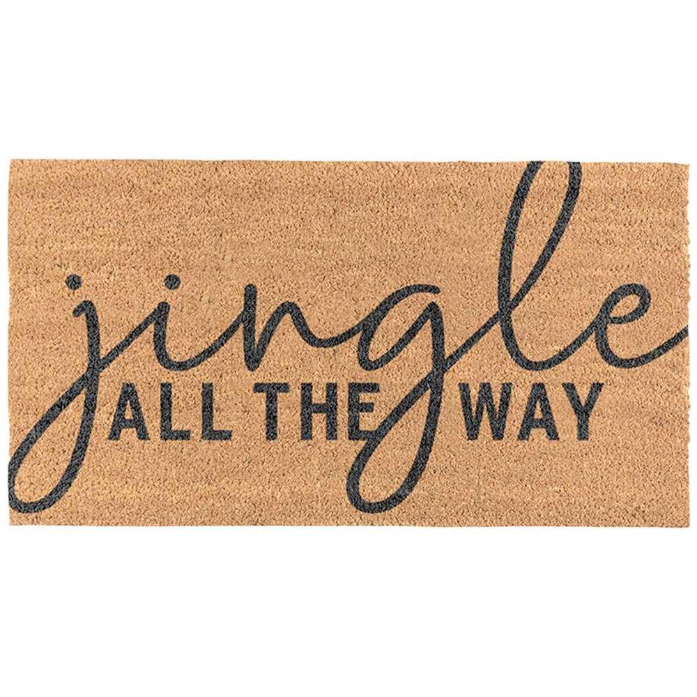 Jingle All the Way Doormat, SANTA BARBARA DESIGN STUDIO - RSVP Style