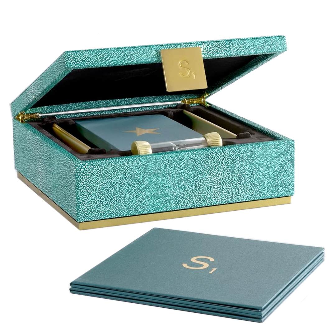 Scrabble Del Mar Shagreen Edition, WS GAME COMPANY - RSVP Style