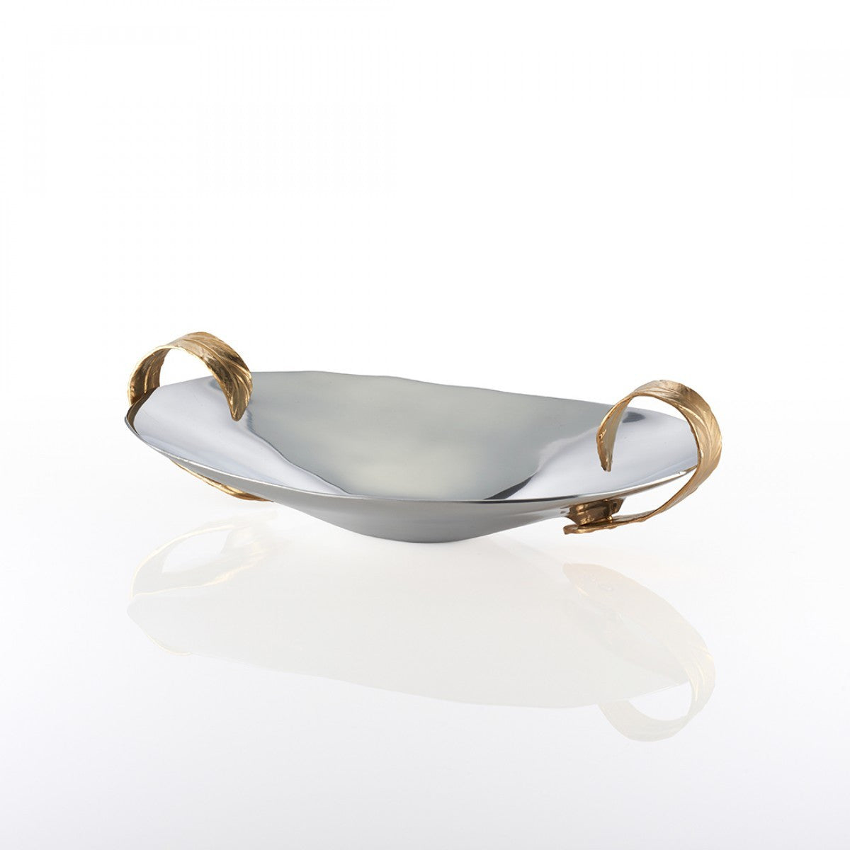 Lunares Small Feather Handle Oval Bowl - RSVP Style
