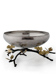 Butterfly Ginkgo Footed Centerpiece Bowl - RSVP Style
