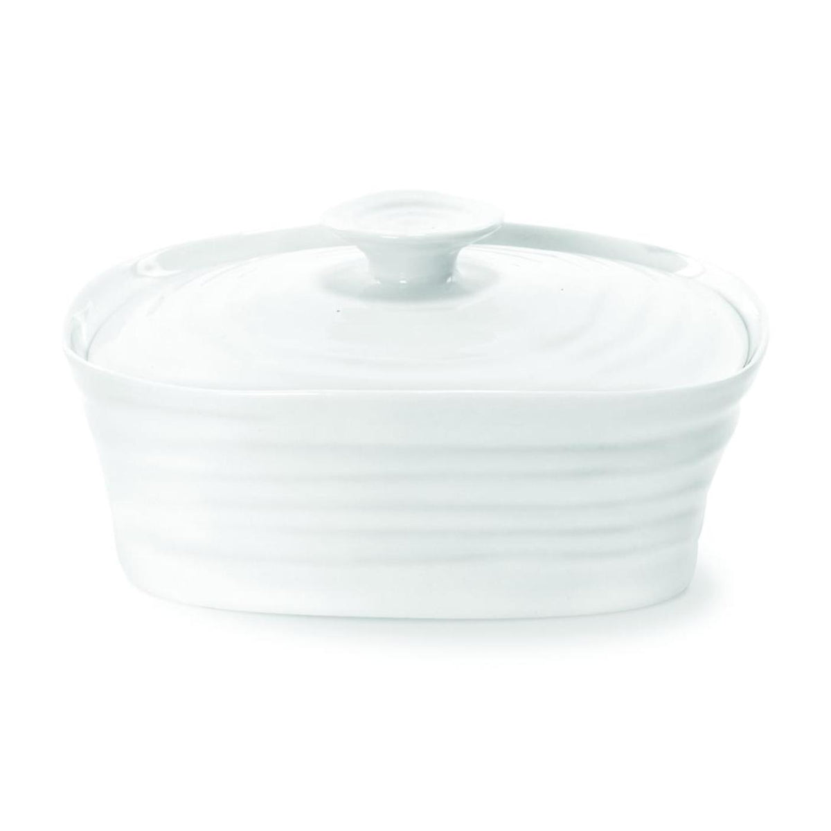 White Covered Butter Dish - RSVP Style