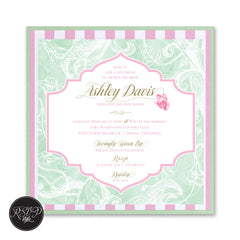 Whimsical Butterfly Bridal Shower Invitation - RSVP Style