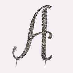 Rhinestone Initial Cake Topper  |  Small - RSVP Style