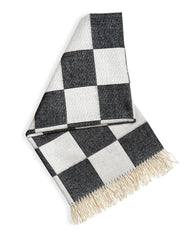 Checkerboard Alpaca Wool Throw - RSVP Style