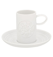Ornament Coffee Cup & Saucer - RSVP Style