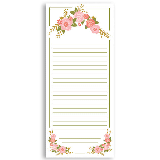 Customized Notepad Gift Set Floral - RSVP Style
