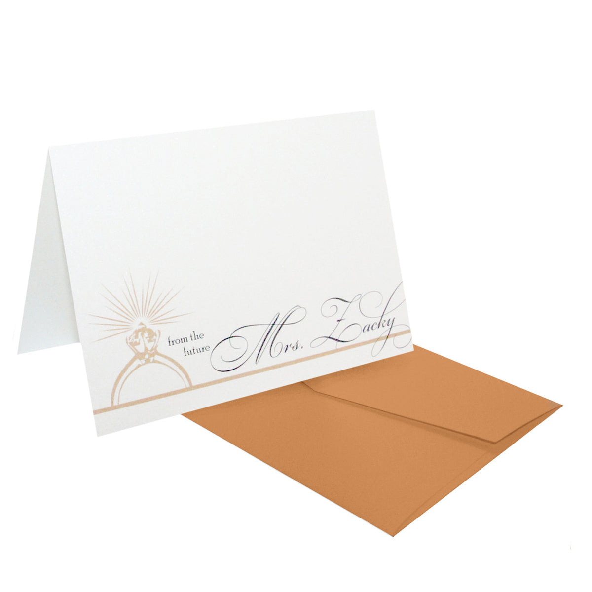 From the Future Mrs. Personalized Stationery - RSVP Style