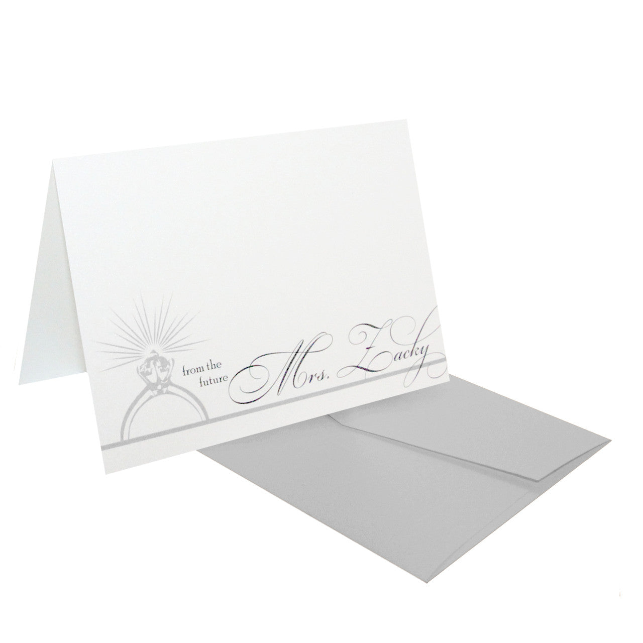 From the Future Mrs. Personalized Stationery - RSVP Style