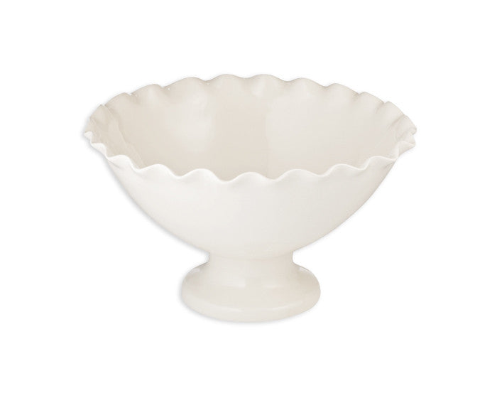 Ruffle Footed Bowl  |  Large - RSVP Style