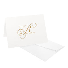 First Names Monogram Stationery - RSVP Style