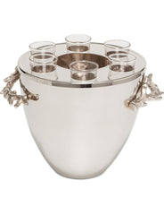Ocean Collection Coral Vodka Service & Ice Bucket - RSVP Style