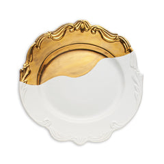 Dipped Gold Serving Platter - RSVP Style