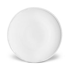 Soie Tressée White Dessert Plate - RSVP Style