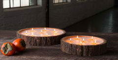 Natural Finish Tree Bark Candle Pot—Large - RSVP Style