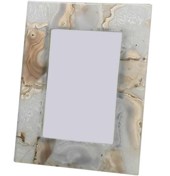Natural Agate Photo Frame - RSVP Style