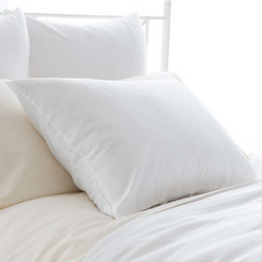 Silken Solid Pillow Sham • White - RSVP Style