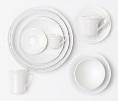 Ariana White Cup and Saucer - RSVP Style