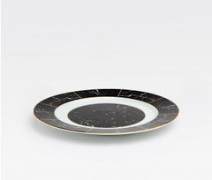 Eleni Black Marble Charger - RSVP Style