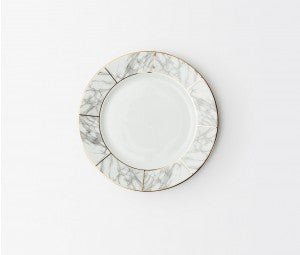 Eleni White Marble Salad Plate - RSVP Style