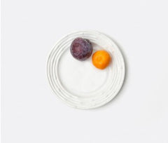 Gia White Bamboo Salad Plate - RSVP Style
