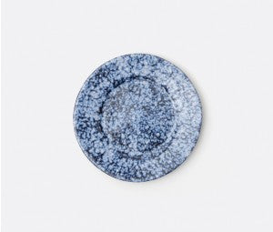 Isla Spotted White Navy Salad Plate - RSVP Style