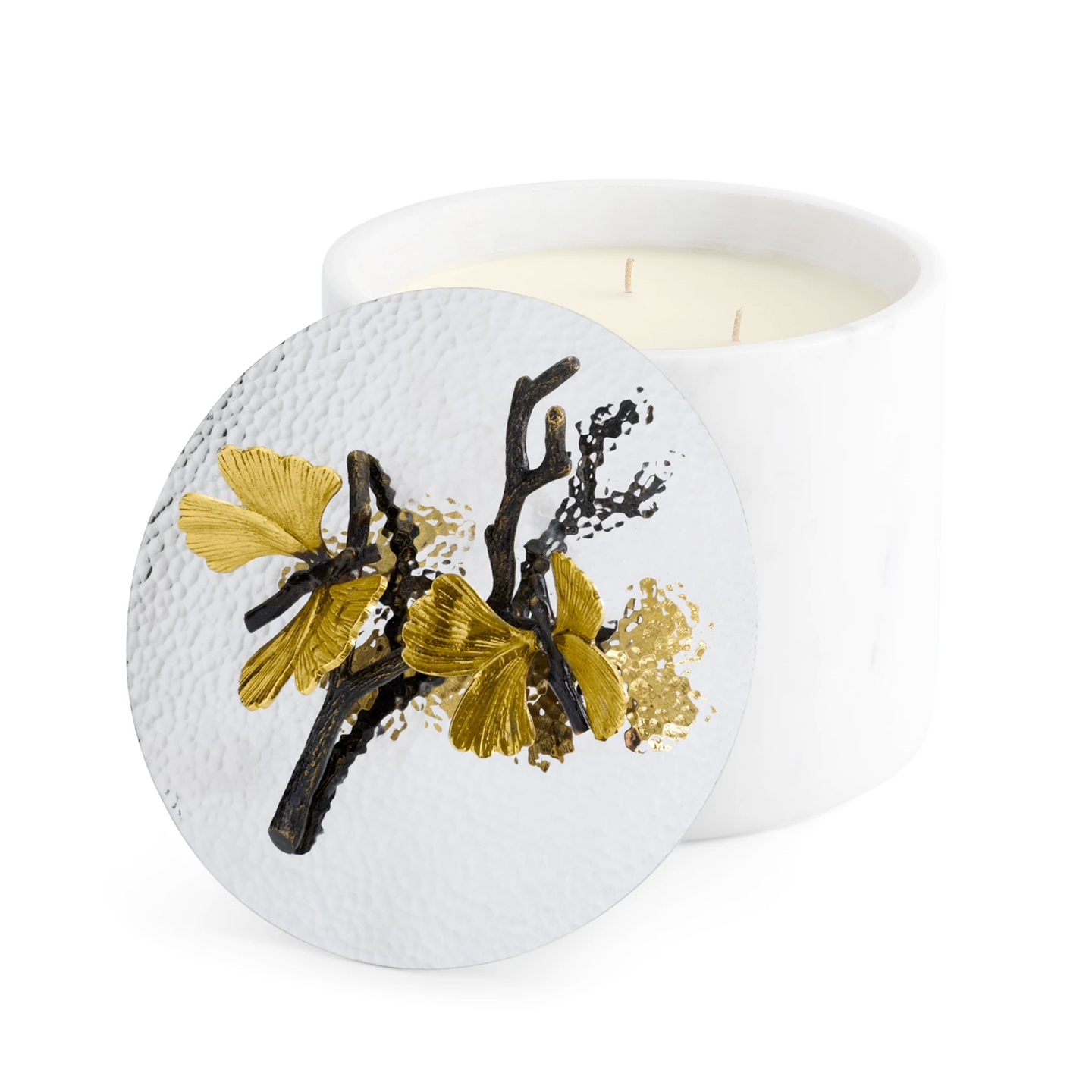 Butterfly Ginkgo Large Marble Candle, Michael Aram - RSVP Style