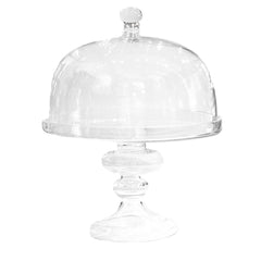 Glass Dome & Pedestal Cake Stand - RSVP Style