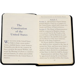 Pocket Leather United States Constitution, RSVP Style - RSVP Style