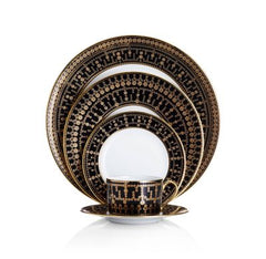 Tiara Black and Gold Bread and Butter Plate 6.3" - RSVP Style