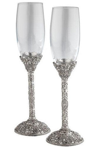 Chantilly Champagne Flute Pair - RSVP Style