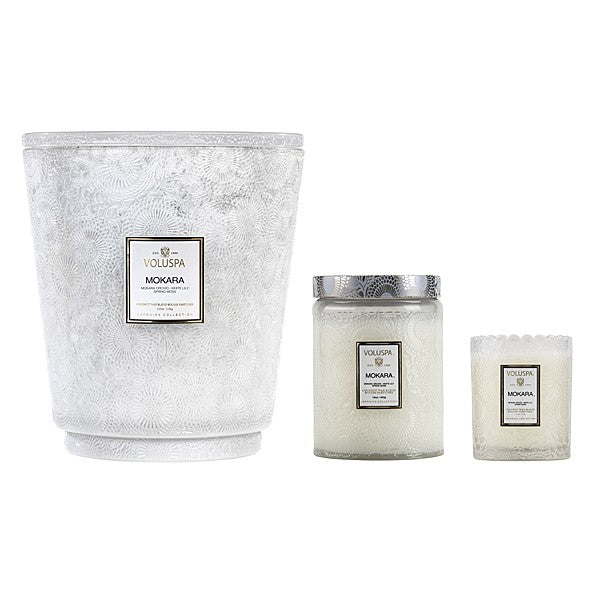 Mokara  ·  Hearth Candle with Lid - RSVP Style