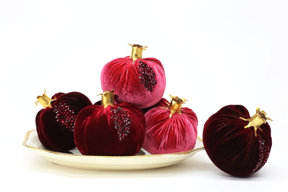 Velvet Jeweled Pomegranates, RSVP Style - RSVP Style
