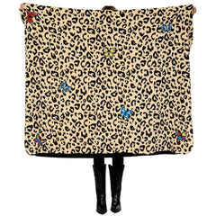Skyla Leopard Butterfly Blanket Wrap, Lauren Moshi - RSVP Style