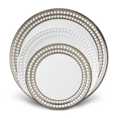 Perlee 3 Piece Gold & White Place Setting - RSVP Style
