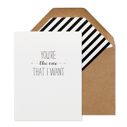 The One That I Want Card - RSVP Style