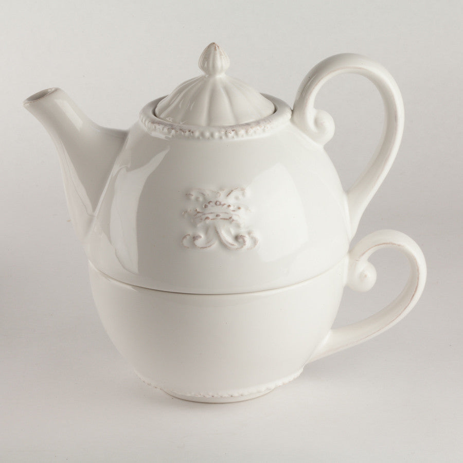 Vaux le Vicomte Teapot with Cup - RSVP Style