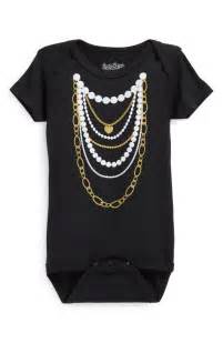 Gold and Pearl Necklace Onesie - RSVP Style