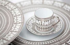 Tiara Blanc Platine Tea Cup - RSVP Style